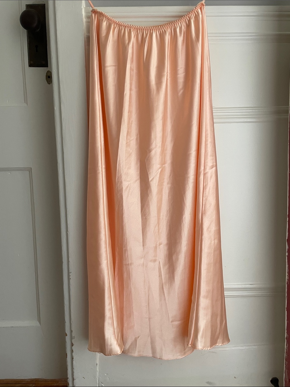Vintage Jessica Satin Slip skirt-S/M